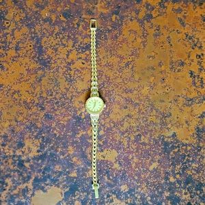 Vintage Ladies Jacques Prevard 14 karat yellow gold watch.